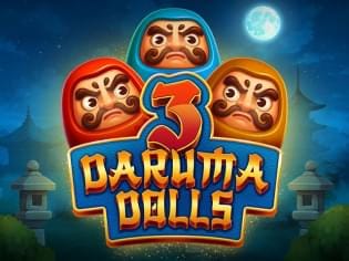 3 Daruma Dolls